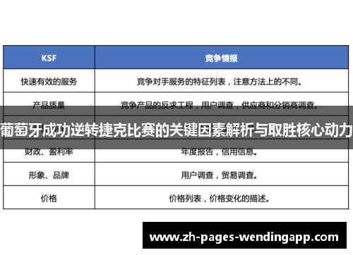 葡萄牙成功逆转捷克比赛的关键因素解析与取胜核心动力 葡萄牙成功逆转捷克比赛的关键因素解析与取胜核心动力