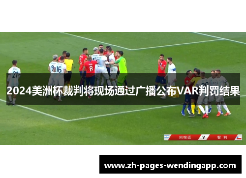 2024美洲杯裁判将现场通过广播公布VAR判罚结果 2024美洲杯裁判将现场通过广播公布VAR判罚结果